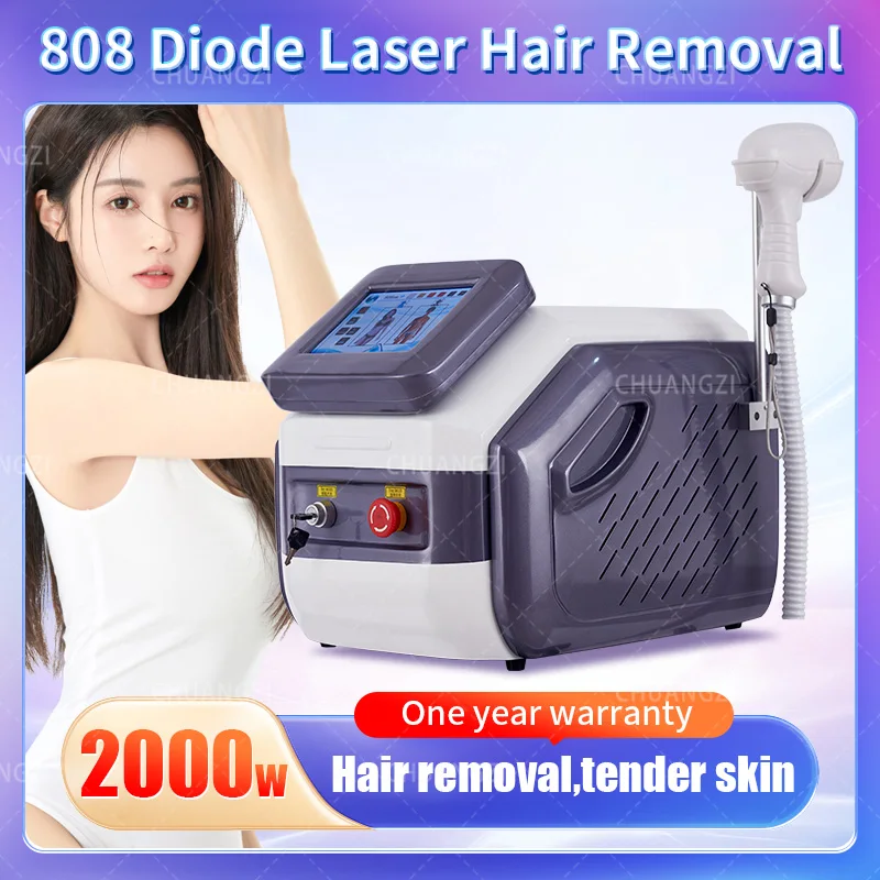 

Professional Diode Hair Removal Machine 755/808/1064nm 3 Wavelengths Available For Salon And Home Use