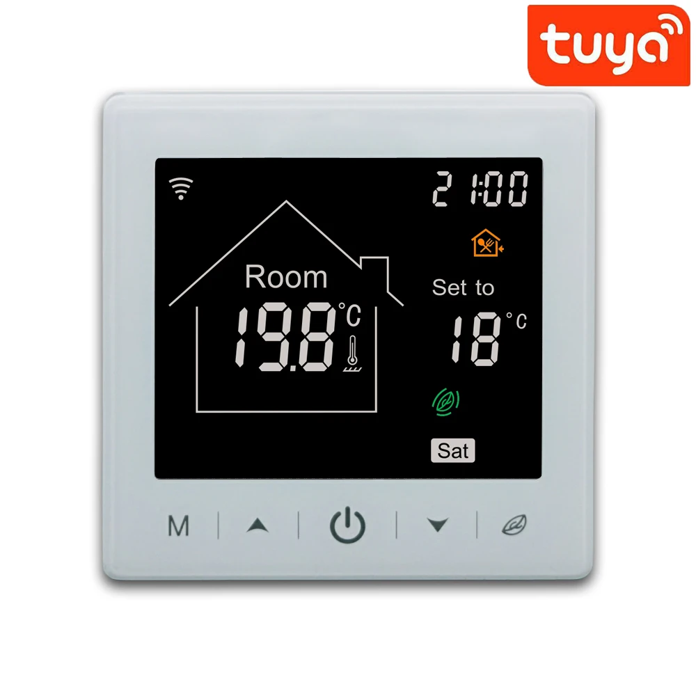 

Термостат для теплого пола TUYA 16 А CE с Wi-Fi