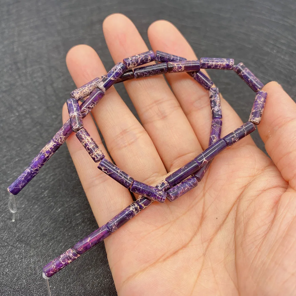 Имперские круглые цилиндрические бусины для изготовления ювелирных изделий