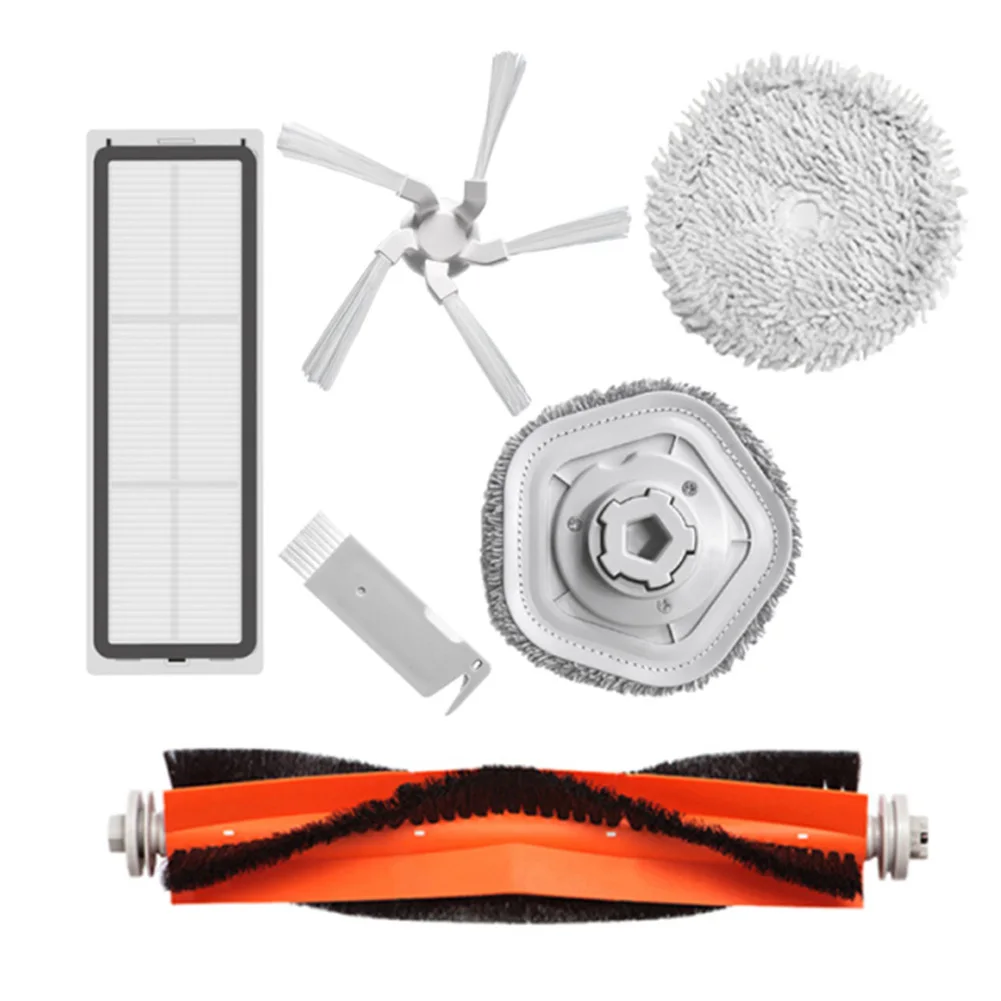 

Rolling Brush Side Brushes Mop Cloth Kit For W10 Robotic Vacuum Filter Rag Holder Cleaning Brush Part Sweeper Cleaning Tool