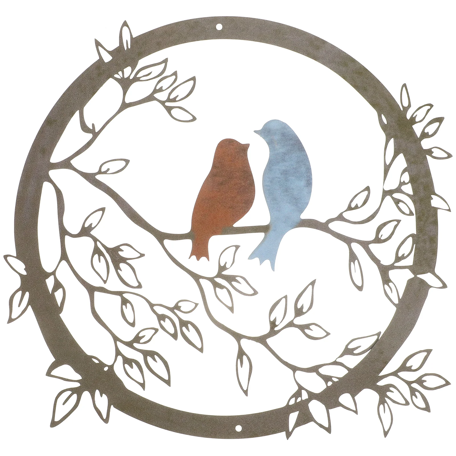 

Iron Birds On Branch Ornament Wall Ornament Wall Wall Birds On Branch Statue Living Room Decor Home Ornament