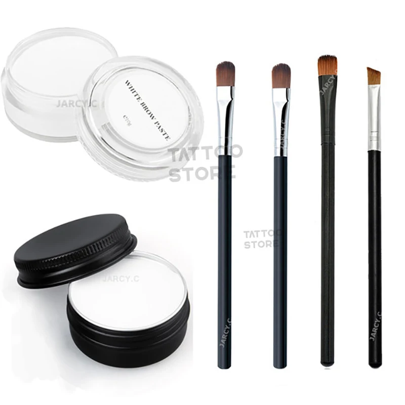 10 г белая тату-паста для бровей микроблейдинг бровей маркер Перманентный макияж картографическая паста инструмент в форме бровей губ PMU принадлежности для аксессуаров