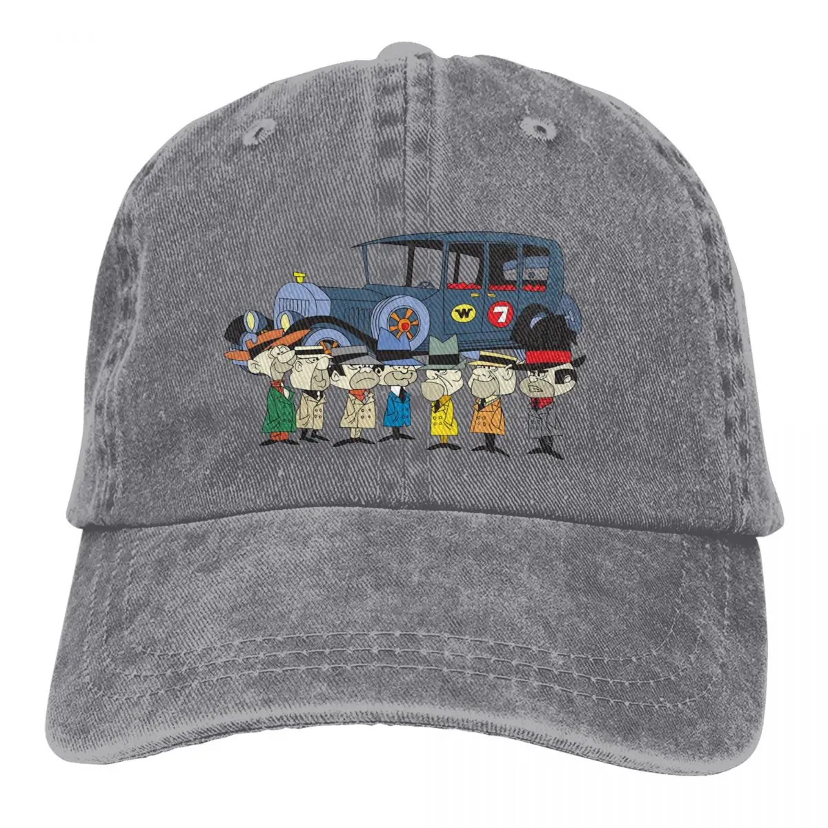 

Wacky Races Sports Anime TV Series Multicolor Hat Peaked Women's Cap Cartoons Personalized Visor Protection Hats