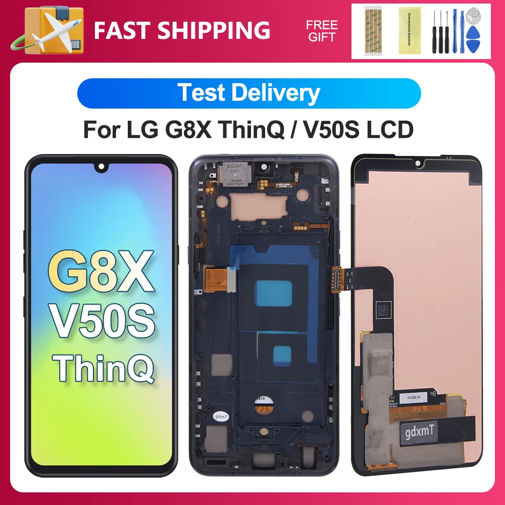 Для LG G8X ThinQ 6 4 ''для V50S 5G LM-V510N LM-G850 LM-G850NLCD Дисплей Сенсорный экран Замена