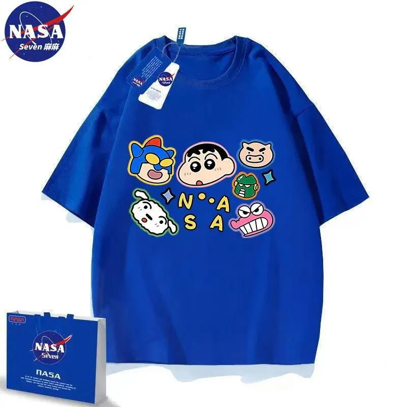 Футболка свободная с коротким рукавом Милая карандашная принтом ленты модный