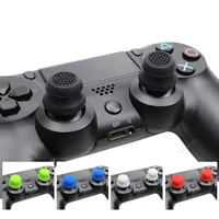2 pcs silicone analog grip thumbstick extra cover high enhancements thumb sticks for ps4 pro slim controller