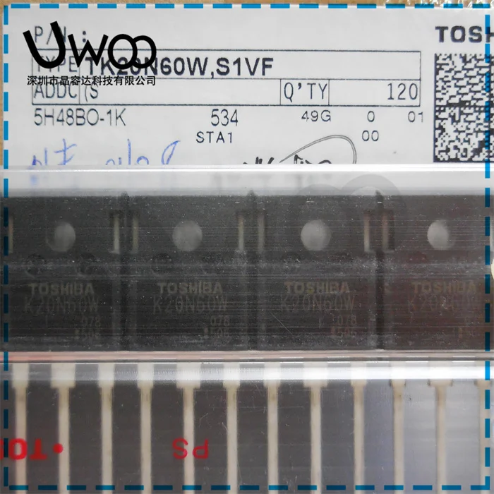 

100% оригинальный новый TK20N60W K20N60W 20A 600W TO247