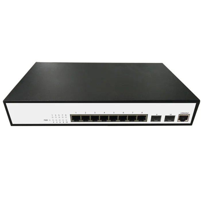 

PDnet Managed Gigabit Ethernet Switch 1G Uplink 8+2 Port Gigabit SFP Switch