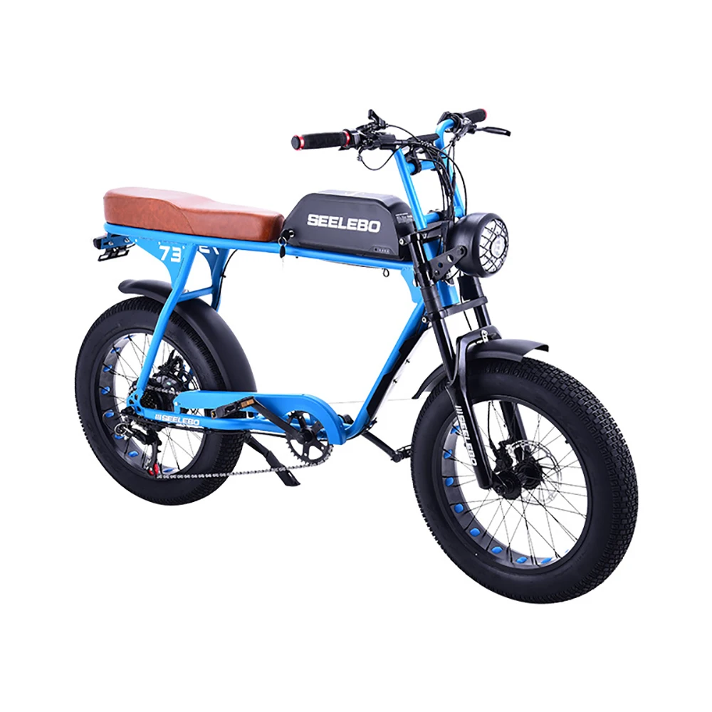 

Adult Electric Bicycle 20 Inch Electric Bicycle Outdoor Riding Large Particle Skid Tires Can Be Changed Into Three Modes