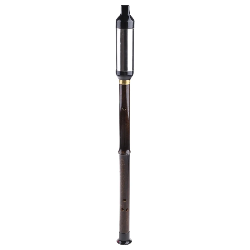 

Flutes Woodwind Black Bamboo Chinese Yunnan Bawu G Key Pipe Music Instrument N58B