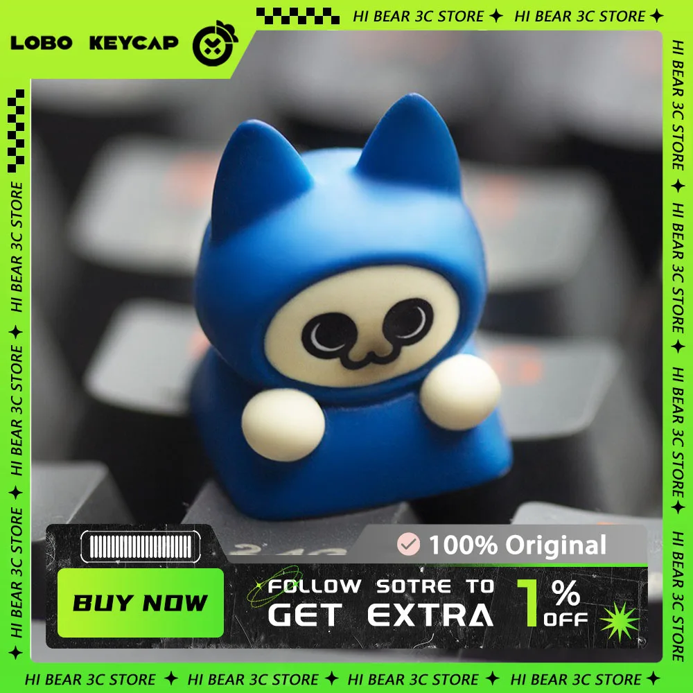 LOBO Monster Hunter колпачок для клавиш ручной работы из смолы милый механической