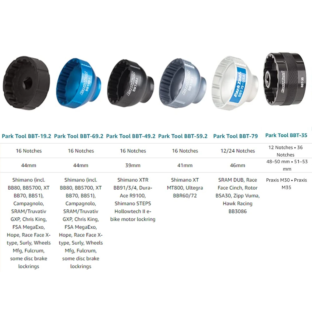 Парковый инструмент bbt 69 2 49 79 нижний кронштейн для shimano sram Крис Кинг кампаголо и т.