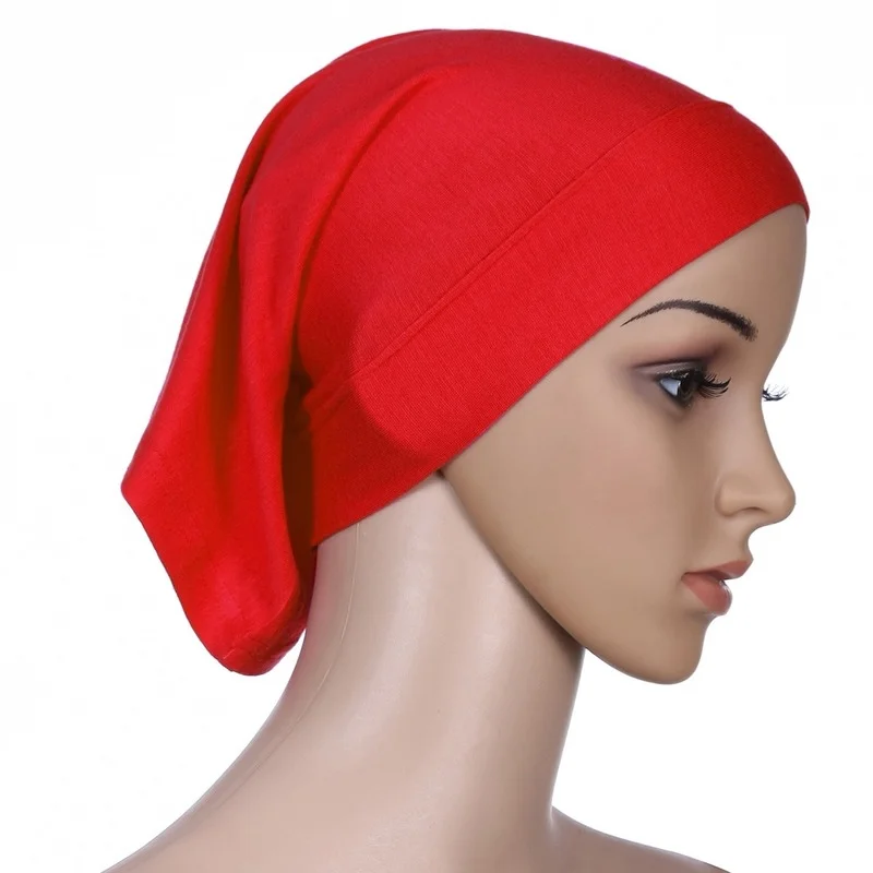 

Ramadan Undercap Head Cover for Jewish Instant Jersey Bonnet Hijab Turbans for Women Muslim Fashion Inner Cap Turbante Capelli