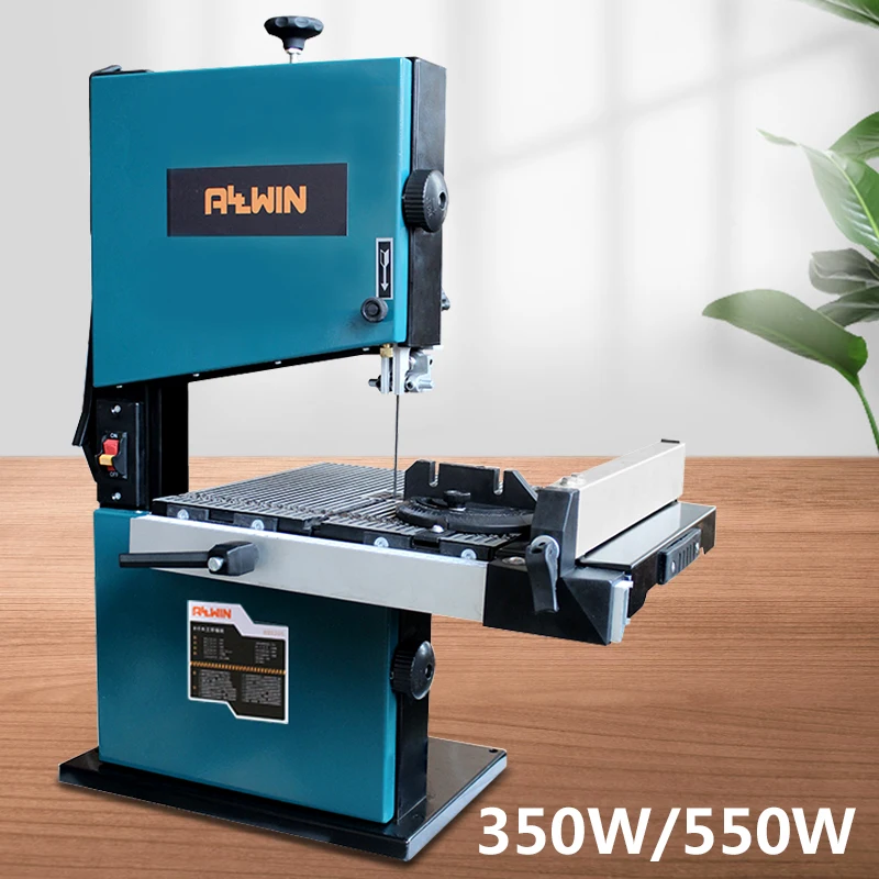 8 Inch 350W/550W Multifunctional Woodworking Band-Sawing Machine Band Saw Machine Household Curve Saw Work Table Saws