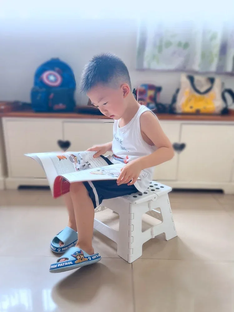 Табурет для спальни детский нескользящий портативный офисный компактный