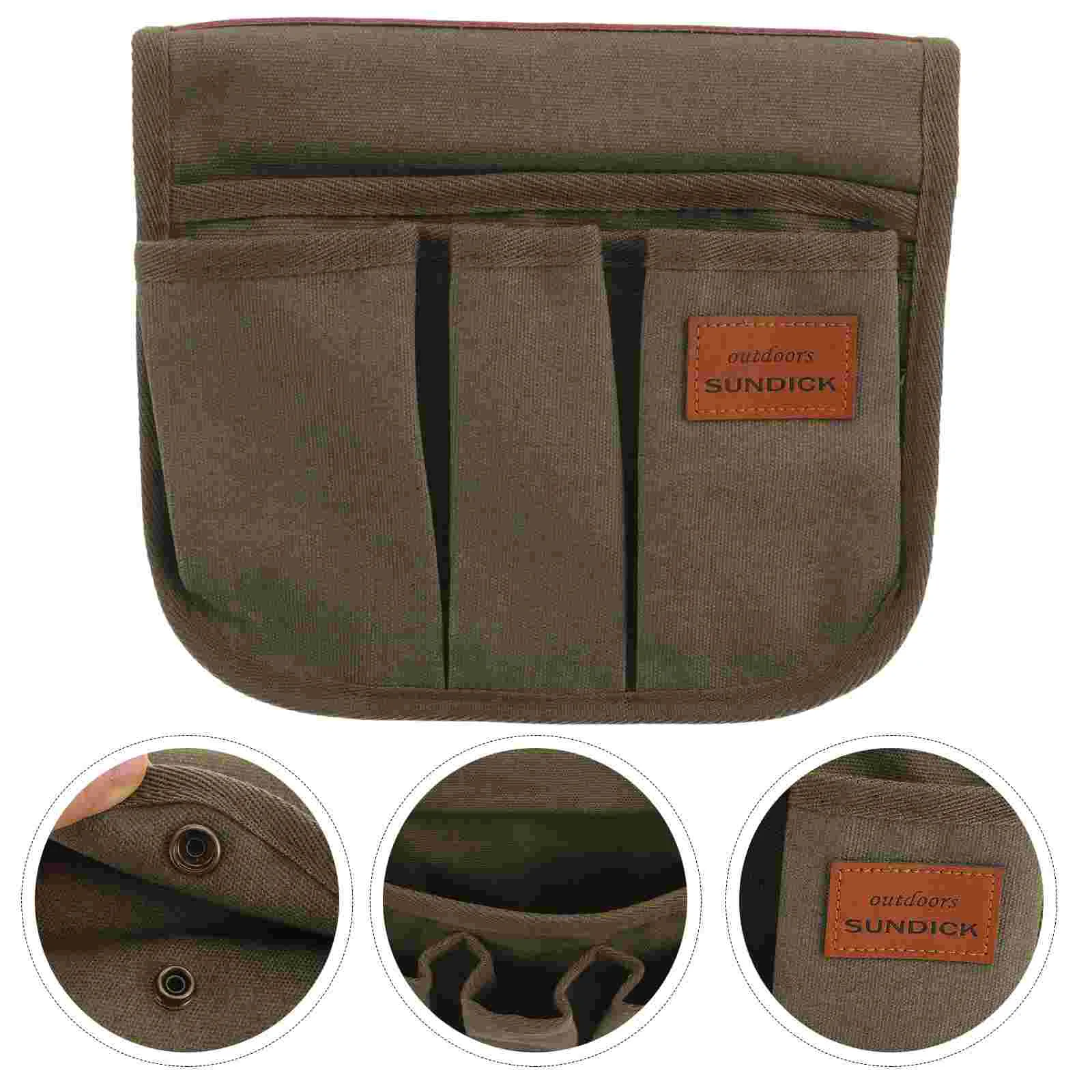 

Armrest Bag Storage Bags Camping Armchair Organizer Supply Multi-function Pouch Hanging Picnic Accessory Portable