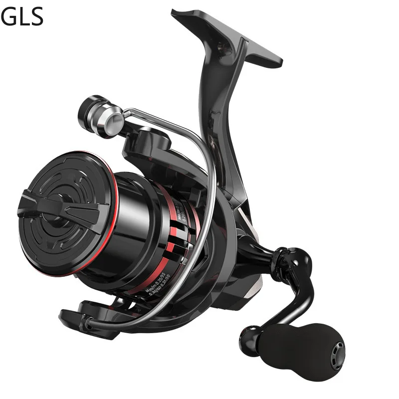 

GLS Left/Right Interchangeable Spinning Fishing Reel 5.2:1 Gear Ratio Metal Bearing Fishing Wheel baitcasting reel