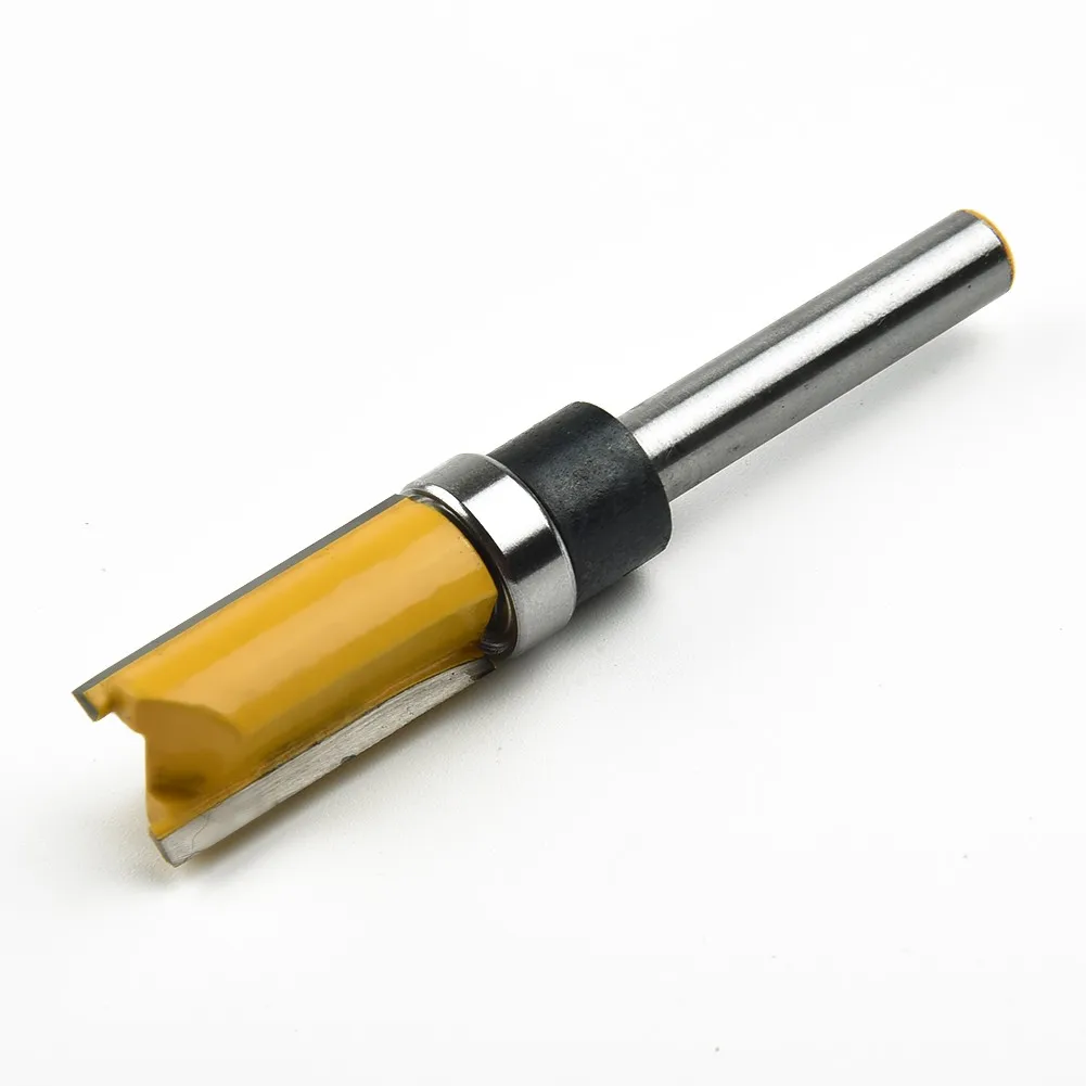 

3Pcs 1/4 Shank Template Trim Hinge Mortising Router Bit Straight End Mill Woodworking Flush Trim Milling Cutter