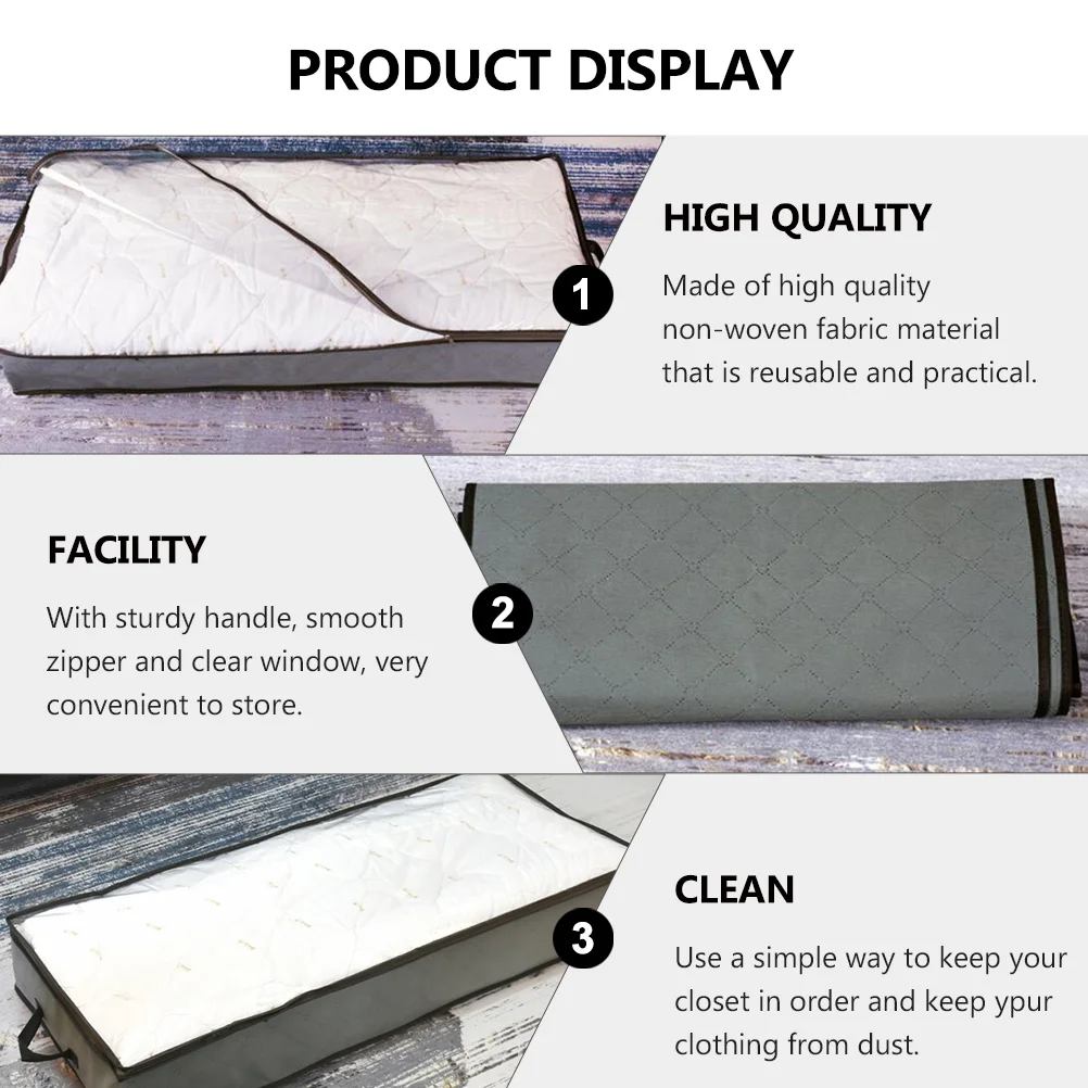 2pcs Lightweight Practical Large Capacity Organizer for Blanket Quilt