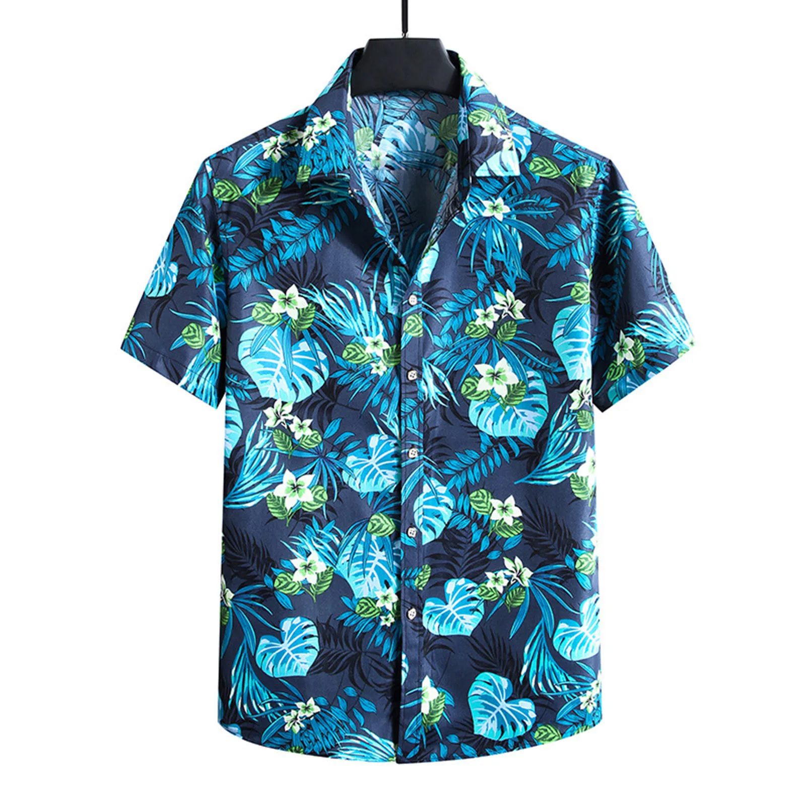 

Гавайская пляжная одежда, рубашки, рубашка с цветочным принтом, летние мужские рубашки с отложным воротником, рубашки с короткими рукавами, мужские Блузы для отпуска 2023
