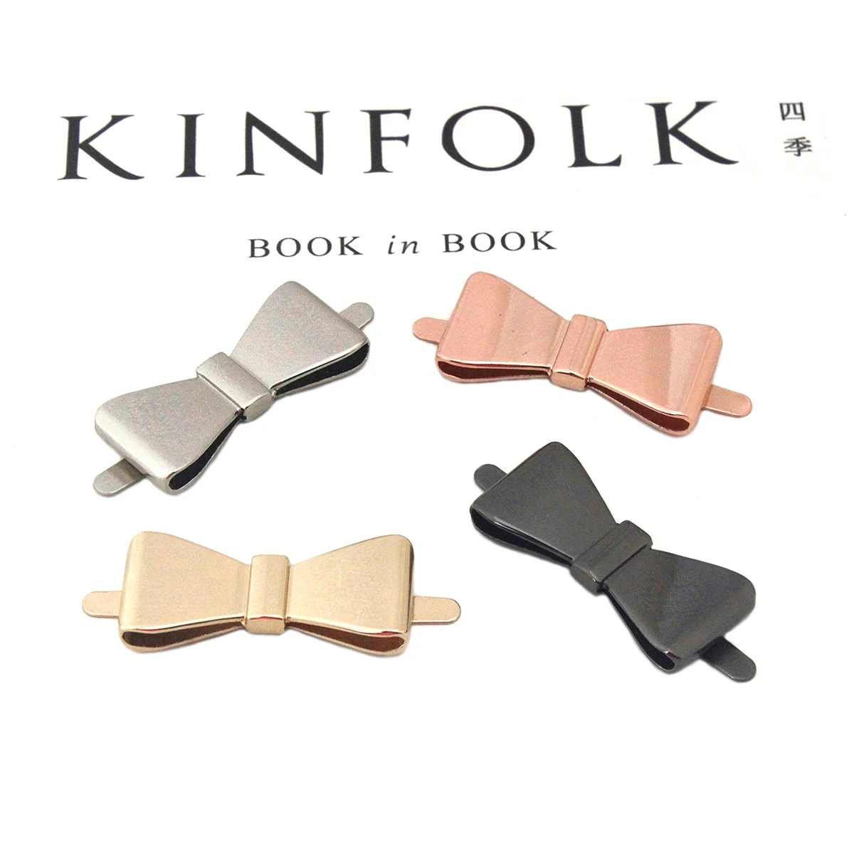 

10pcs Metal Bowknot Buckle Fashion Decoration Shoes Clasp for DIY Handbag Bag Garments Hardware Closure Bag Parts Accessories