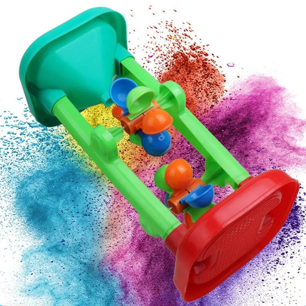 

Combination Sand Playset Sandbox Toys Set Medium Size Windmill Beach Water Toys Random Color Kids Hourglass Toddler