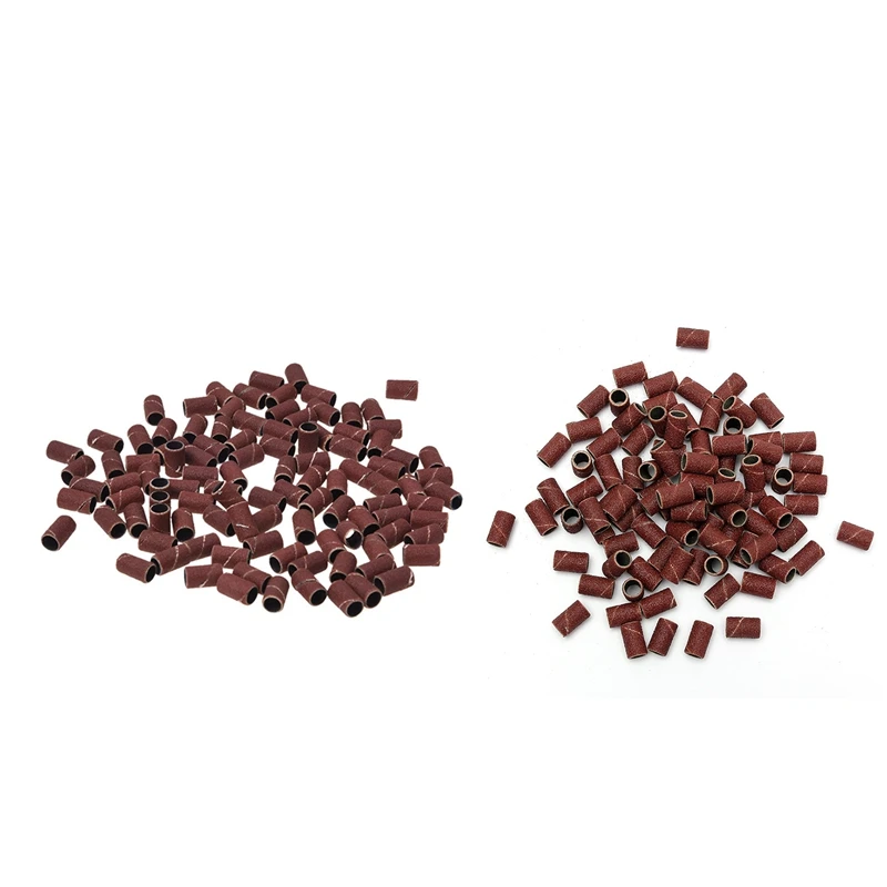 

200 PCS Nail Drill Sanding Band Machine Replacement Bits Pedicure 80 & 180