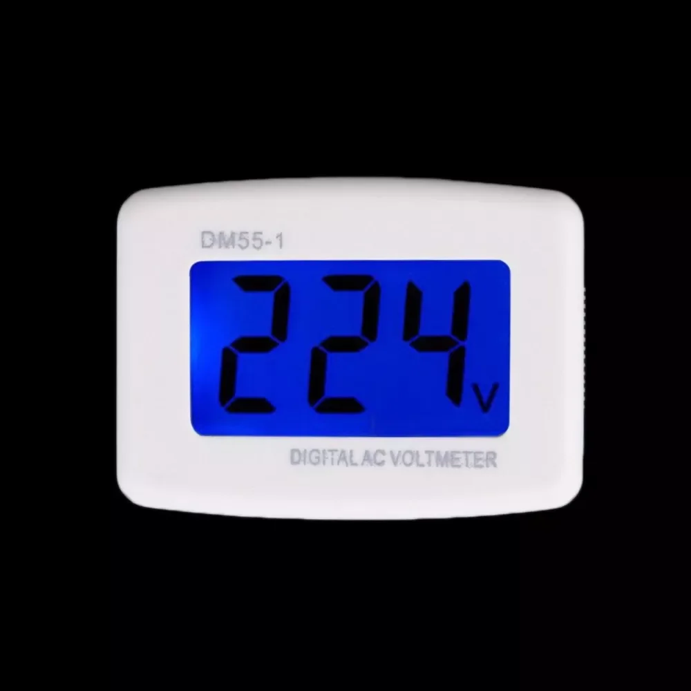 

New Electrical Instruments DM55-1 AC 80-300V LCD Digital Volt Meter Voltmeter US Plug Electric Pen Voltage Testers new arrival