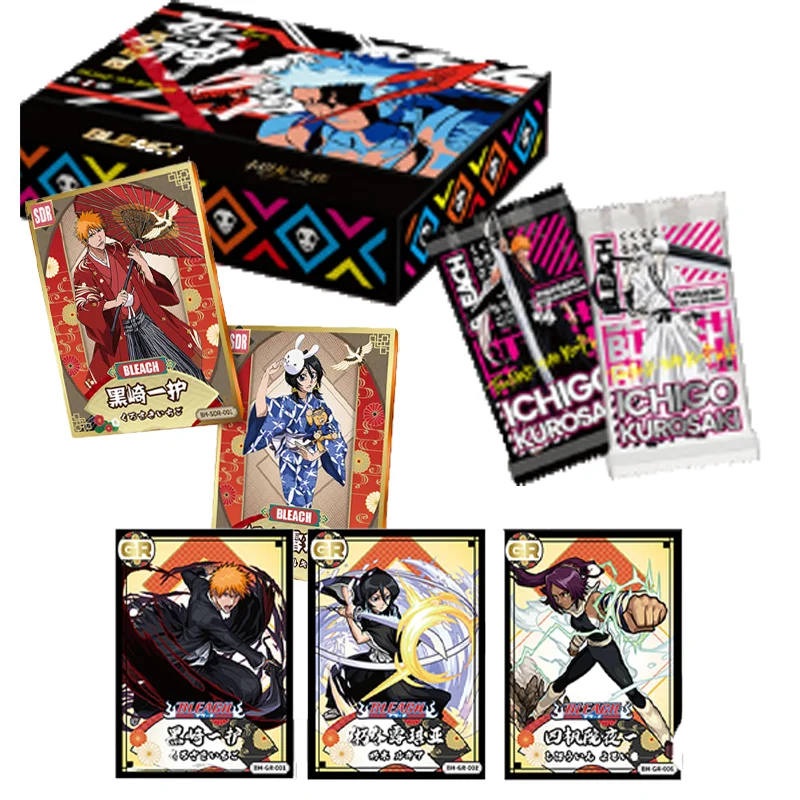 

BLEACH: Thousand-Year Blood War Sp Qr Ex Sdr Cards Box Collection Kurosaki Ichigo Kuchiki Rukia Inoue Orihime Rare Children Gift