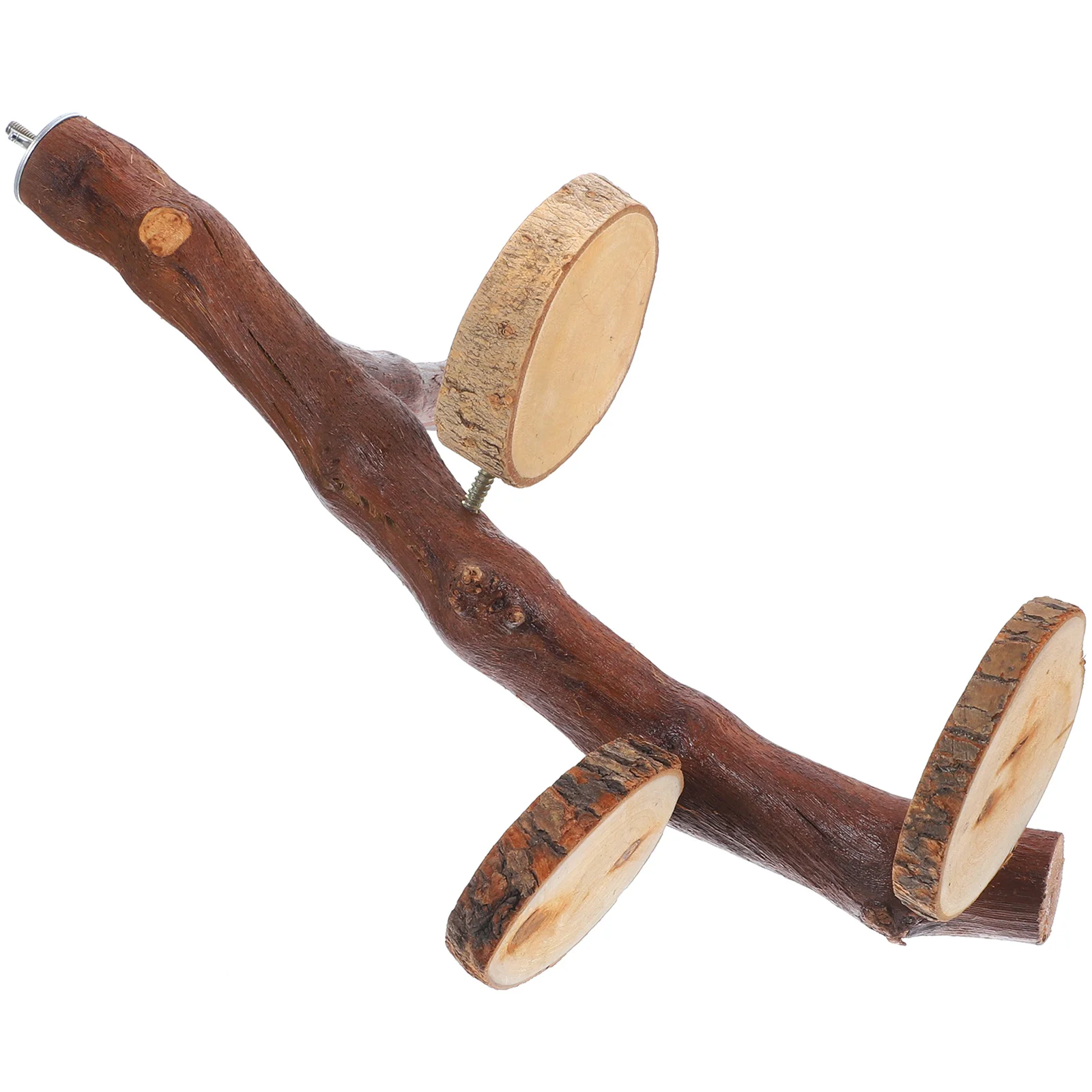 

Exercise Bird Perch Stand Wooden Jumping Stand Delicate Springboard for Squirrel Chinchilla Birds Parrot