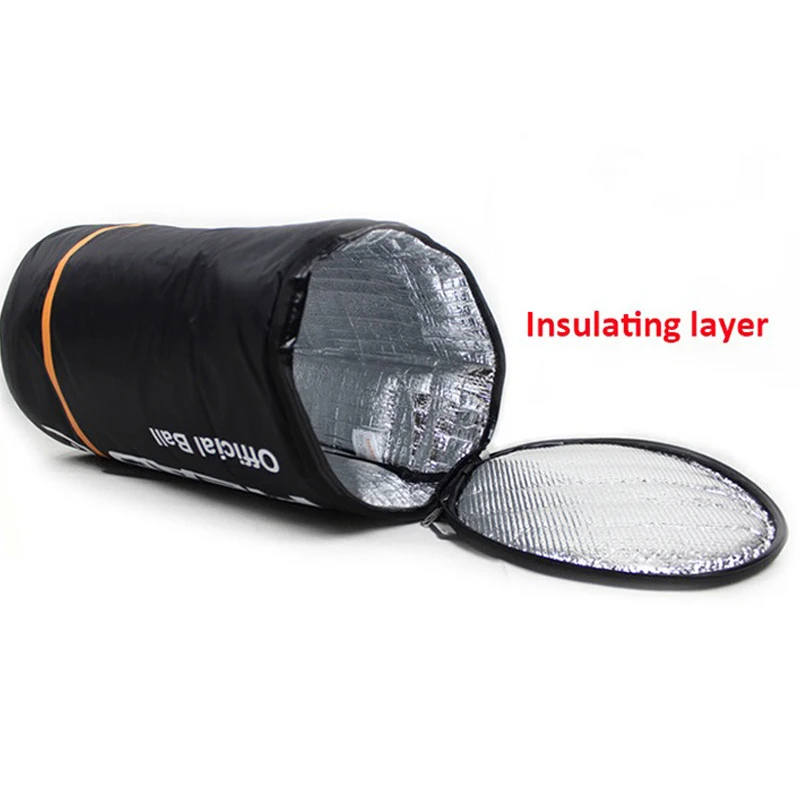 New Tennis Ball Bag Single Shoulder Racket Tennis Bags Large Capacity For 80-100 PCS Balls Accessories With Heat Insulation