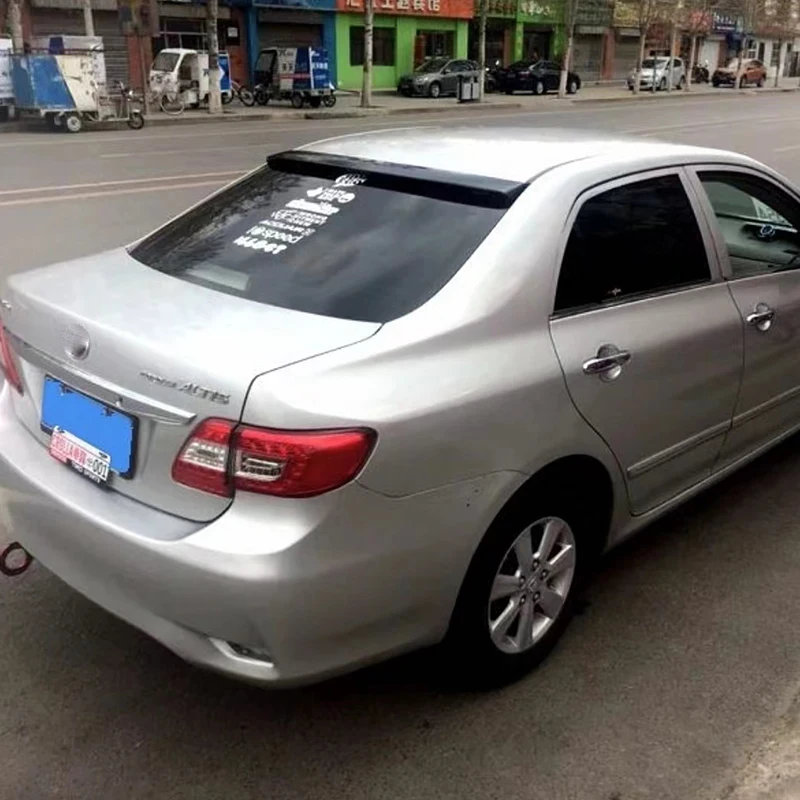 Для Toyota Corolla заднее окно спойлер на крышу углеродное черное Спортивное
