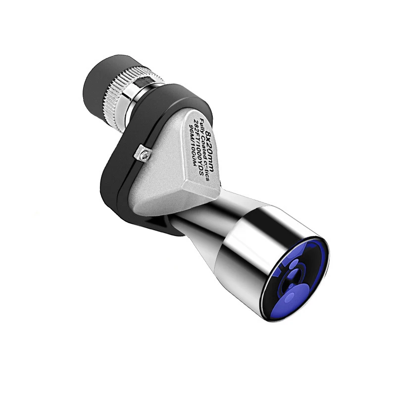 

8 X 20 Night Vision Telescope Portable Glimmer Pocket Mini Monocular Telescope HD Outdoor Target Finder for Hunting Camping