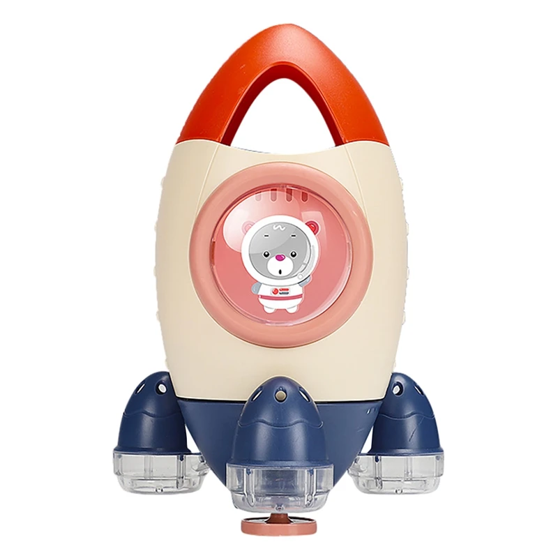 

Baby Bath Toys Space Rocket Shape Bathtub Toys for Toddlers Spray Water Toys Fun Pool Toys Best Gift for Baby Kids