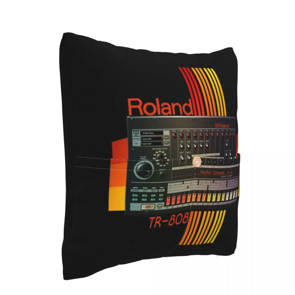 Фото Наволочка для подушки Roland Tr-808 Drum Machine Model Square Linen, полиэстер, декоративная, для дома, для кровати, комфортная, декоративная подушка №2