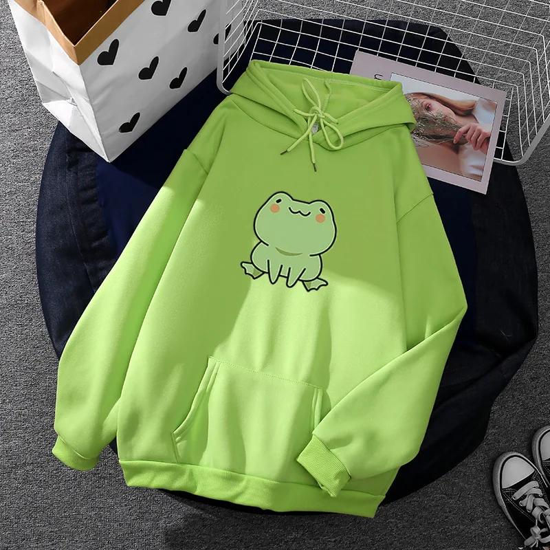 

Small Frog Loose Fashion Plush Oversize Fashion Casual Warmth Winter Clothes Women Winter Clothes Women