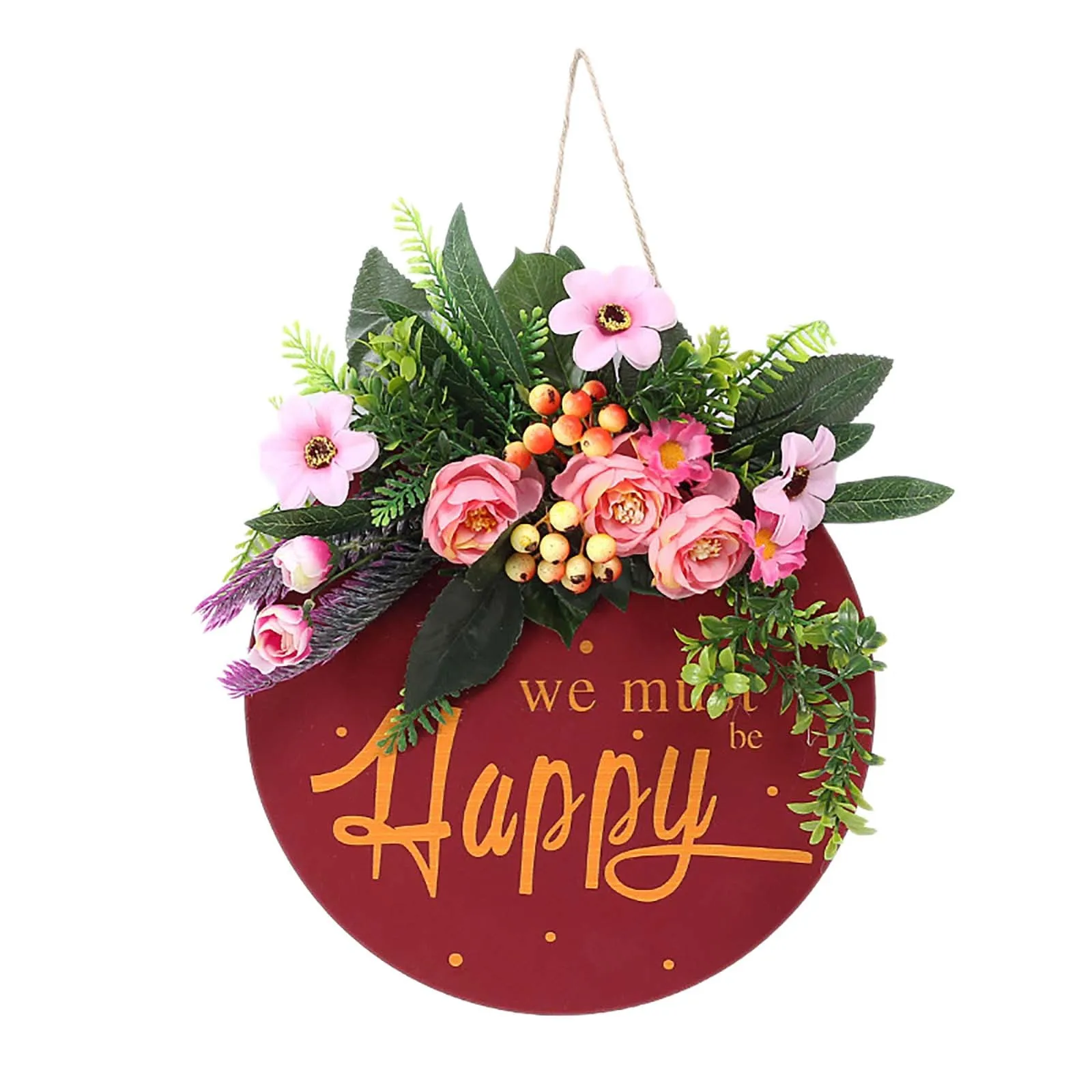 

Farmhouses Sign Rustic Hanger Decor Home Welcome Porch Wreath Decor Door Front Decoration & Hangs