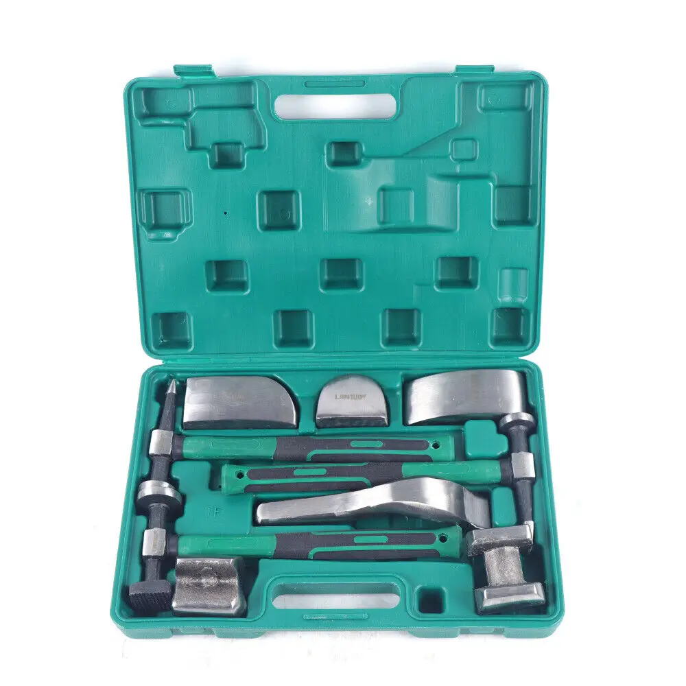 

Car Sheet Metal Shaping Movable Car Body Corrector Kit Dent Repair Tools - 9PCS