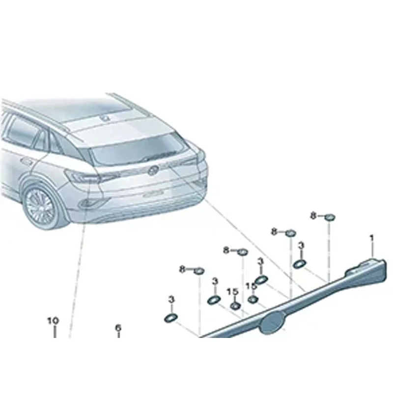 2 шт. зажим основания заднего фонаря 11А 945179   Для VW Tiguan Passat Audi 11A 945 179 (art.: 3920cbbf17266) - 3920cbbf17266