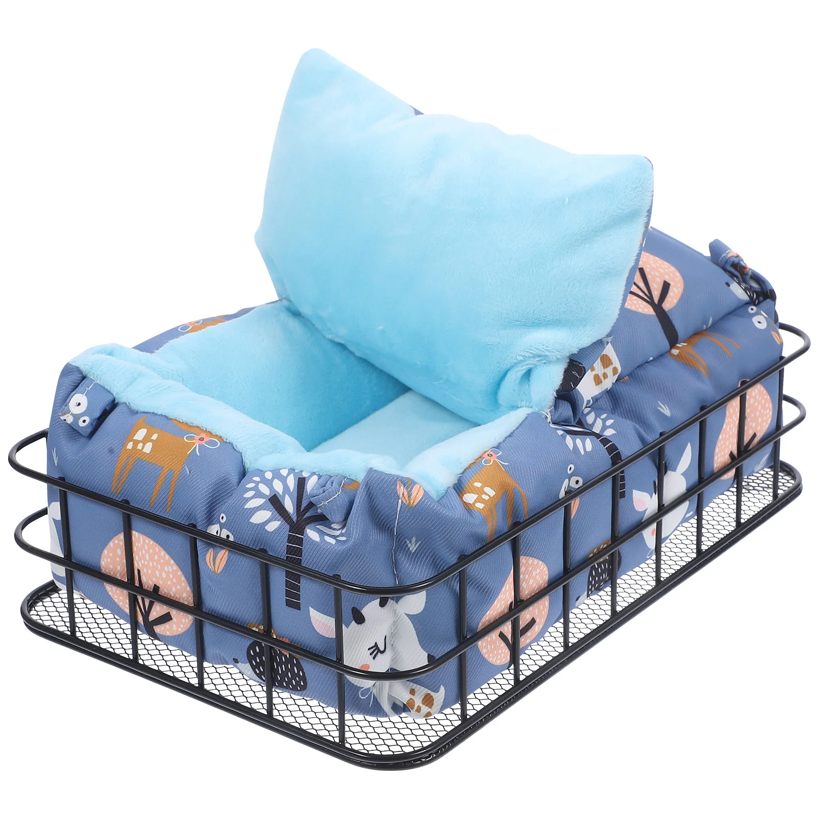 

1 Set of Hamster Sleeping Hammock Pet Cage Hanging Hammock Rat Sleeping Bed With Basket