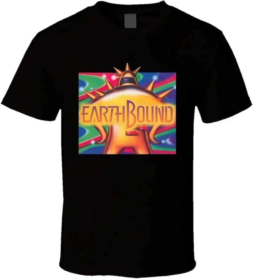 Earthbinding Box художественная ретро-футболка для видеоигр
