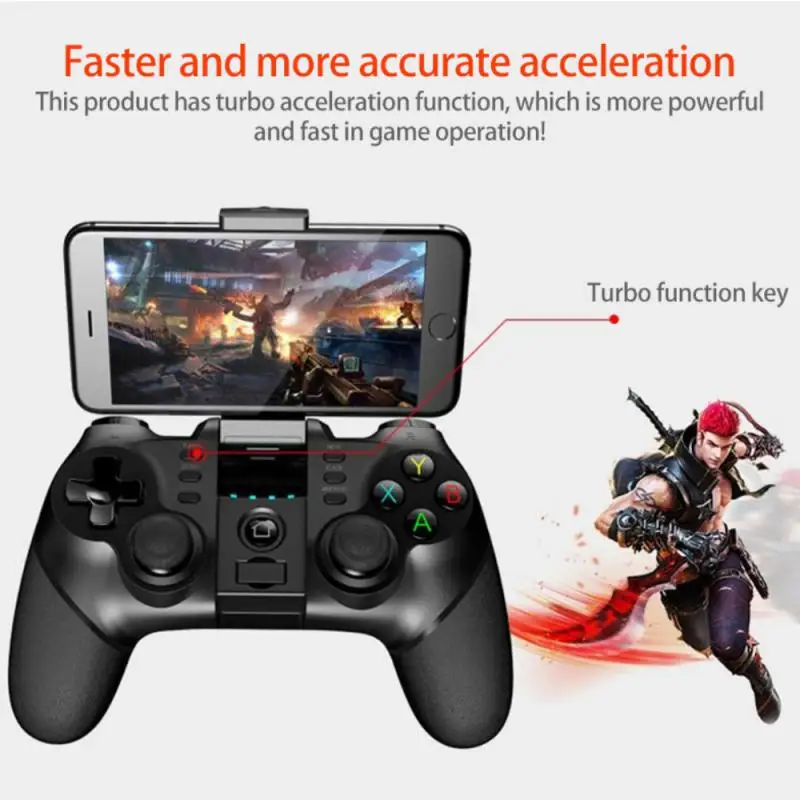 

Ipega PG-9156 2.4G Wireless Gamepad Mobile Game Controller For 4 iOS MFI Games Android PSWin 11