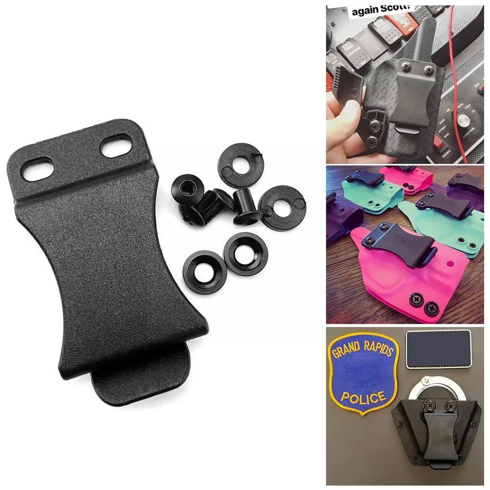 

Tactical K Sheath Holster Waist Clip Sheath Belt Clips Fasten Outdoor Accessories Knapsack Screws Adjustment With K5w3