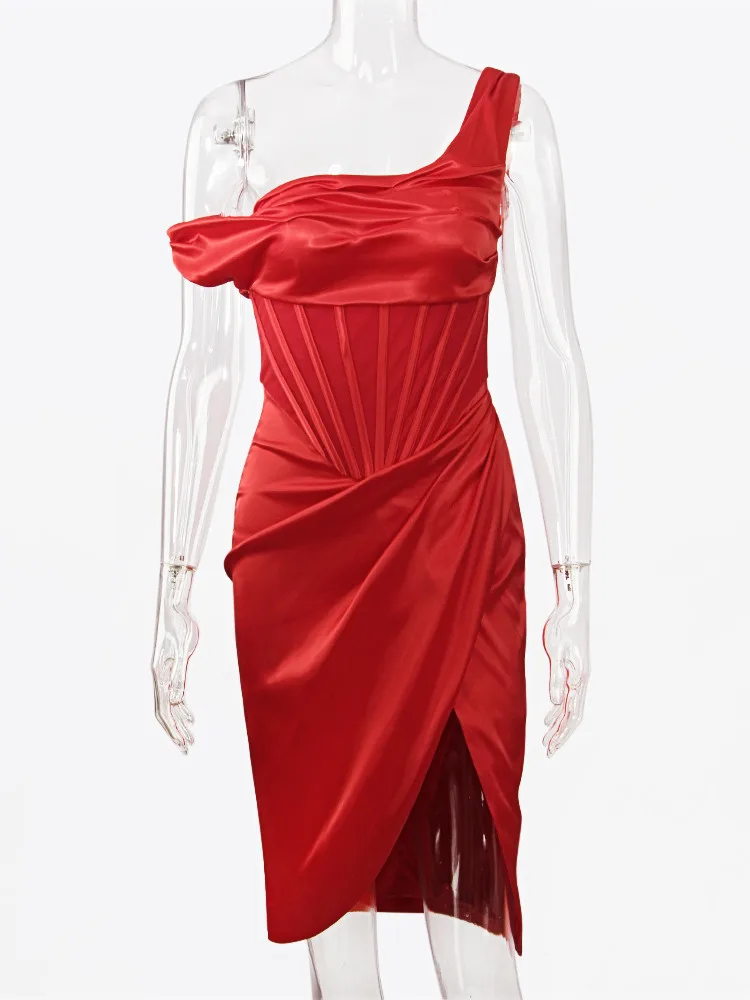 Мини-платье Kesiachiccly с открытыми плечами