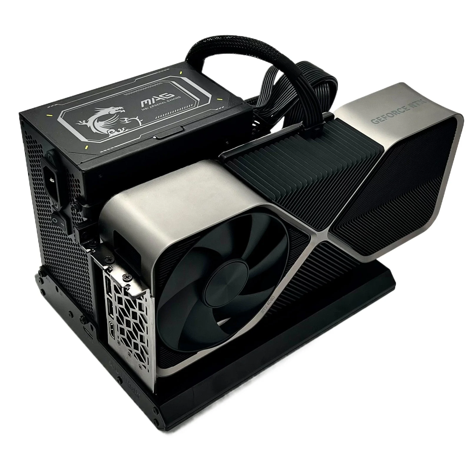 Фото ADT-Link F9G OCuLink PCIe4.0X4 Док-станция для внешней видеокарты ATX 500 Вт Док-станция для интерфейса M.2 NVMe №5