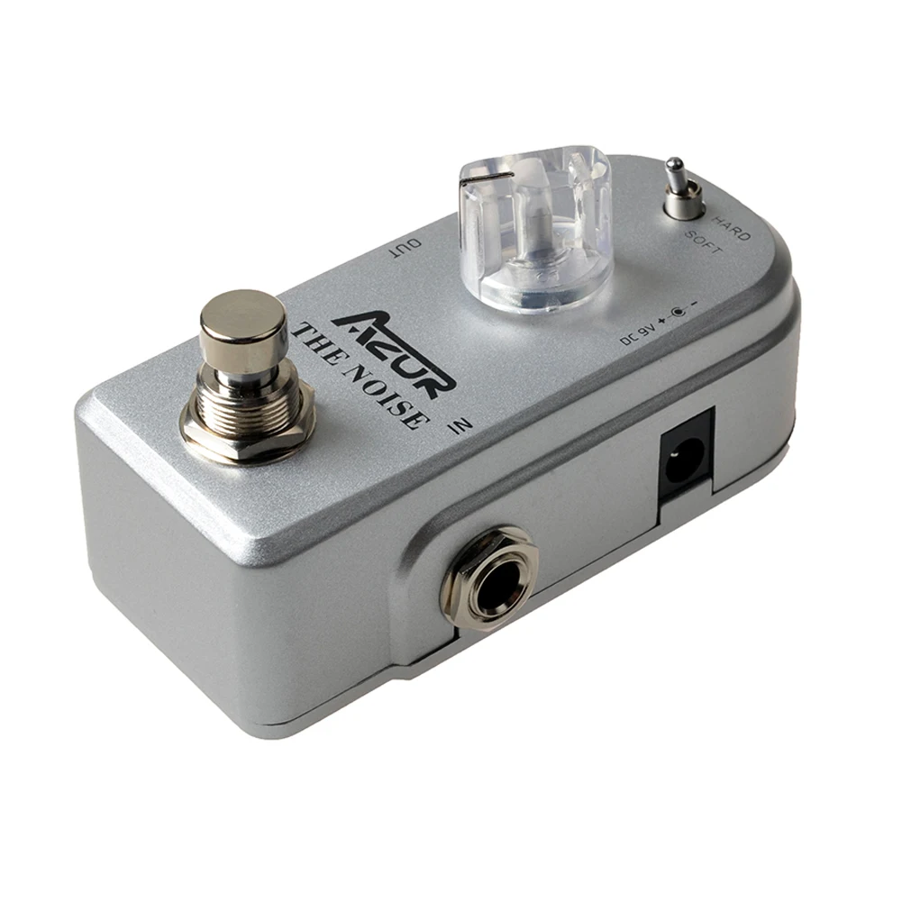 

AZOR AP-307 The Noise Electric Guitar Effect Pedal Soft Hard 2 Modes True Bypass Hard/Soft Modes Mini Style Small Light Weight