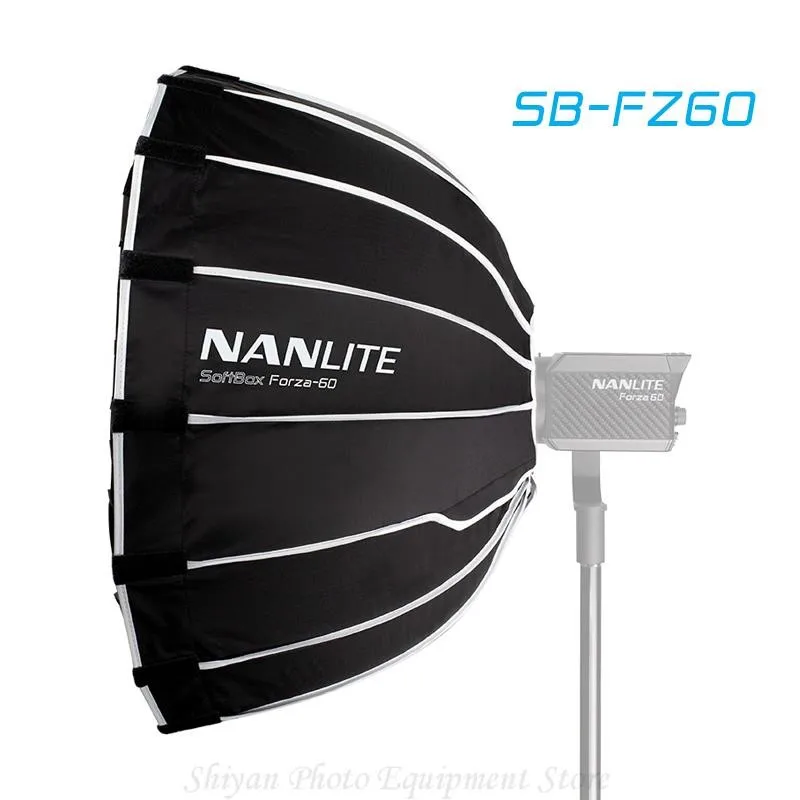 

Nanguang SB-FZ60 60 см софтбокс для Nanguang Forza60 Light Umbrella Light Photography Light soфтbox Bowen Mount Round