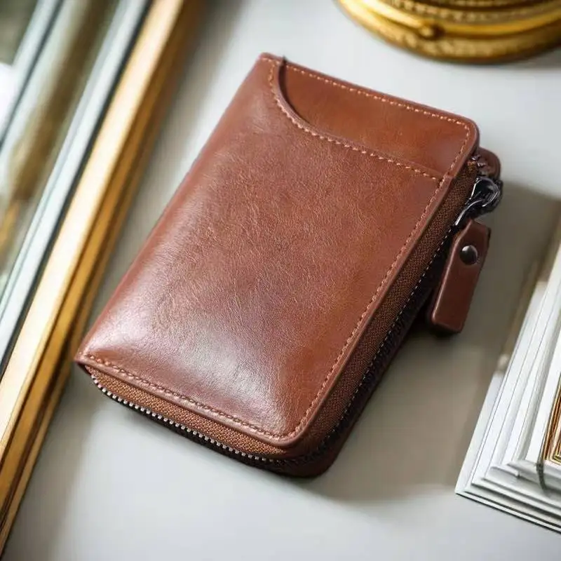 

Men's Wallet Vertical Retro Card Holder Minimalism