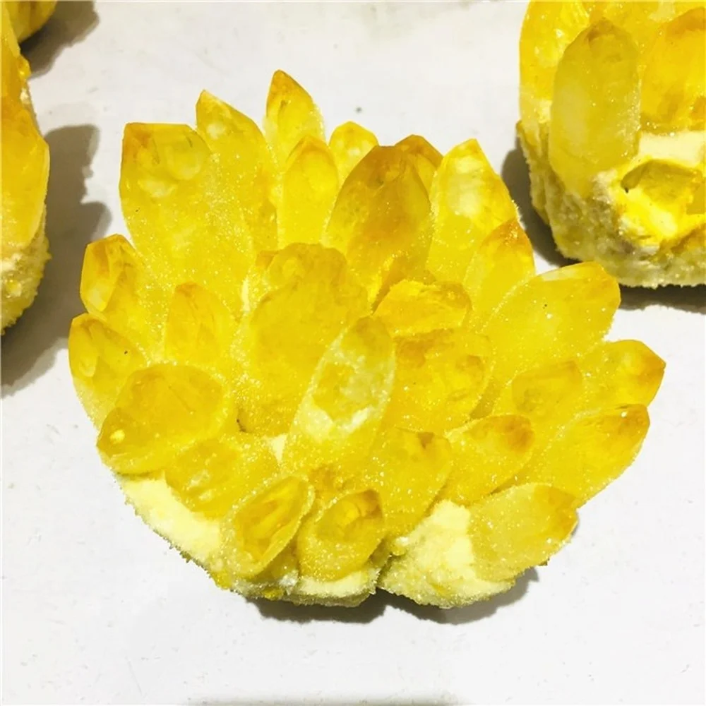 400 г ~ 600 высококачественные натуральные желтые призрачные кварцевые