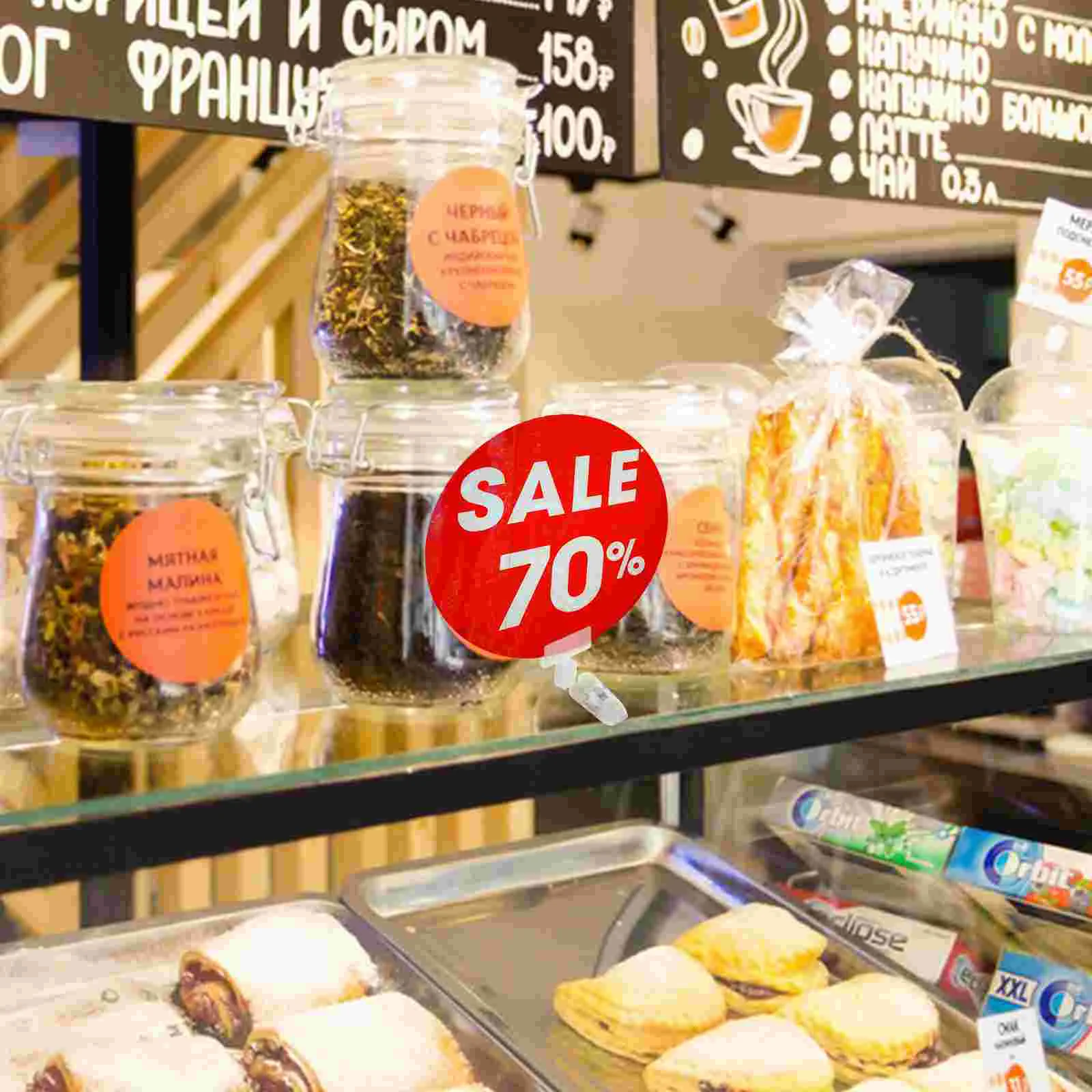 12 шт. этикетки поп-рекламный зажим товарный дисплей зажимы для плакатов знак